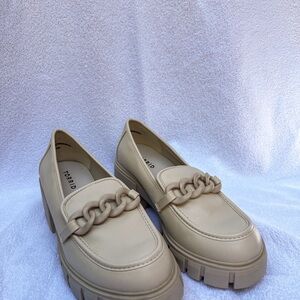 Torrid Cream Chunky Sole Loafers